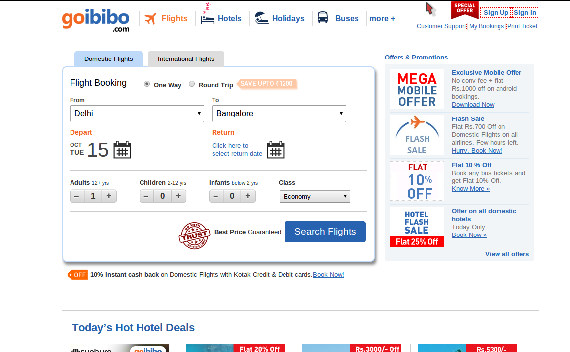 Goibibo Rs.5000 Free Shopping Discount Coupon « Discount